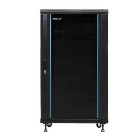 Phasak Armario Rack de Suelo Phasak Pro 27U 600x600 Negro